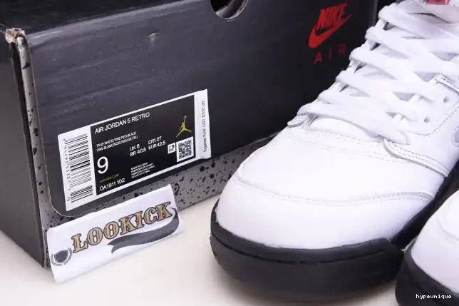 HYPE Tongue 5 DA1911-102 Jordan Retro Red (2020) Air Silver Fire 0418